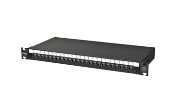 1U/19" Sliding Fibre Optic Patch Panel - ST Multimode