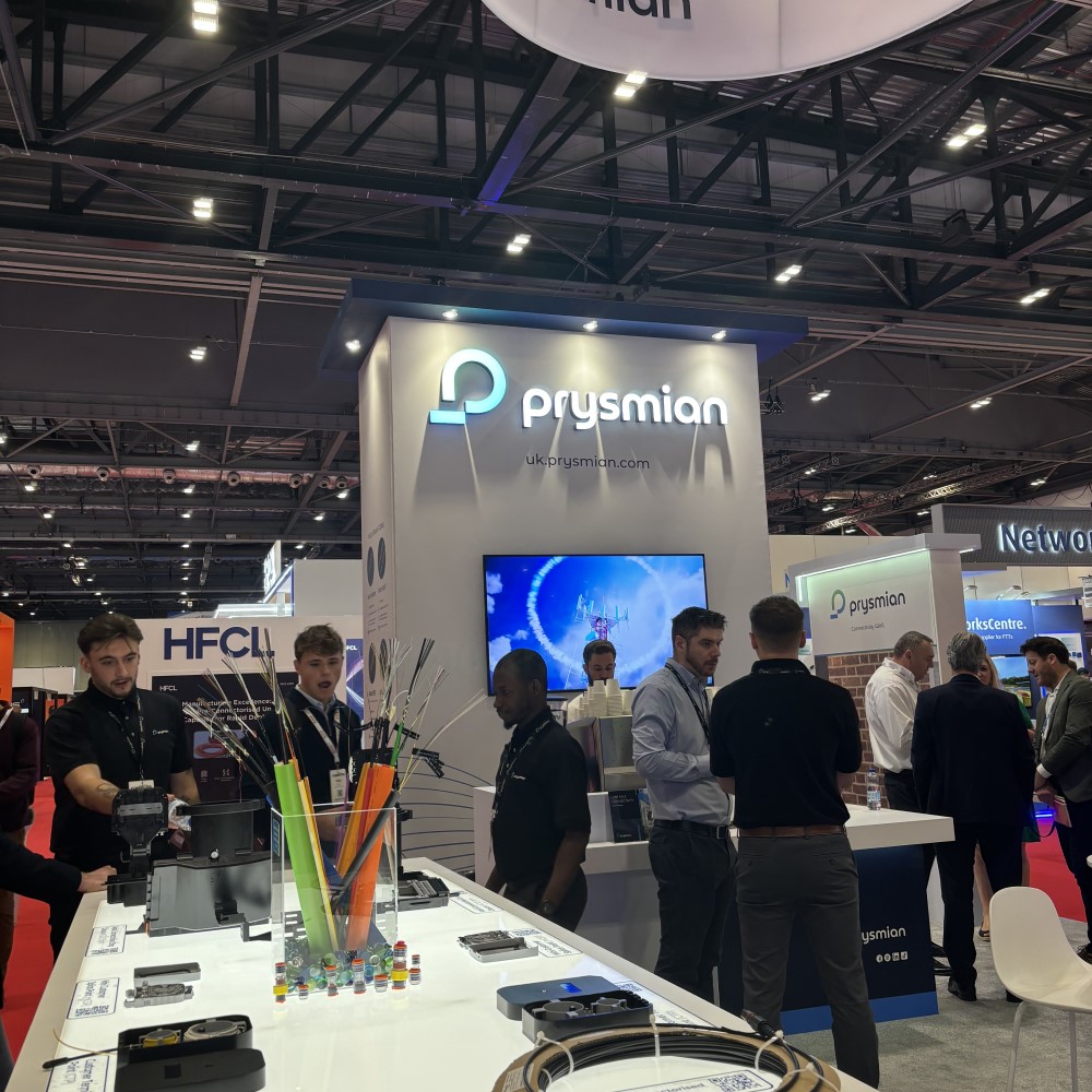 Prysmian stand at connected britain 2024