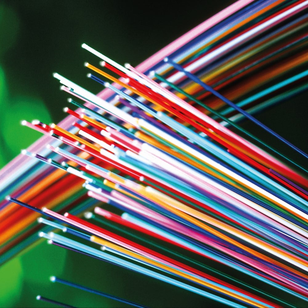 colour coded 180 µm fibre