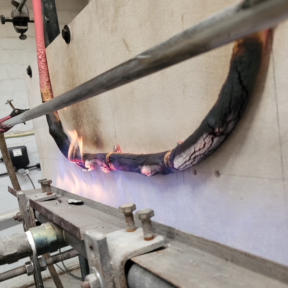 FP500 fire test