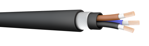 An image of armoured cable fp400