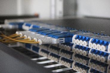 An image showing the inside of optical distribution frame