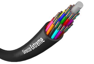 an image showing cable with dense fibre strands